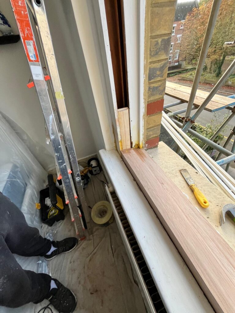 wooden window restoration north london